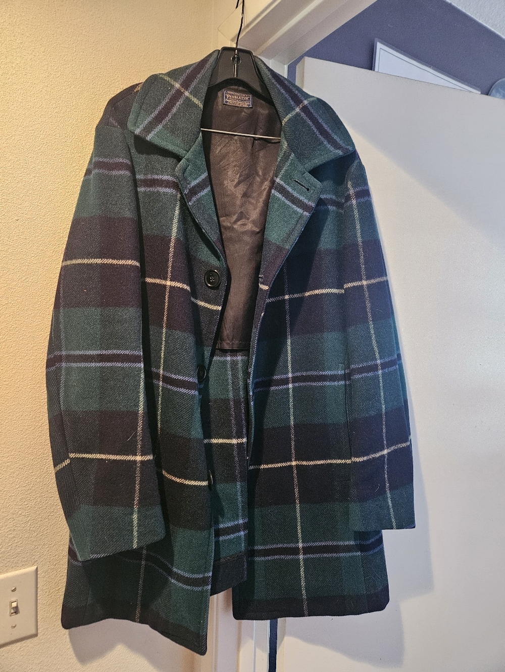 Vintage 1950s Pendleton Mackinaw Plaid Jacket